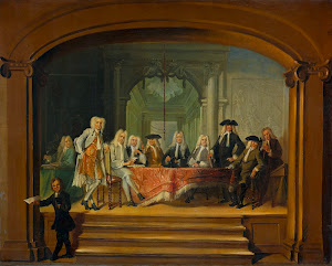 RIJKS: Cornelis Troost: Regents of the Aalmoezeniersweeshuis Orphanage in Amsterdam, 1729 1729