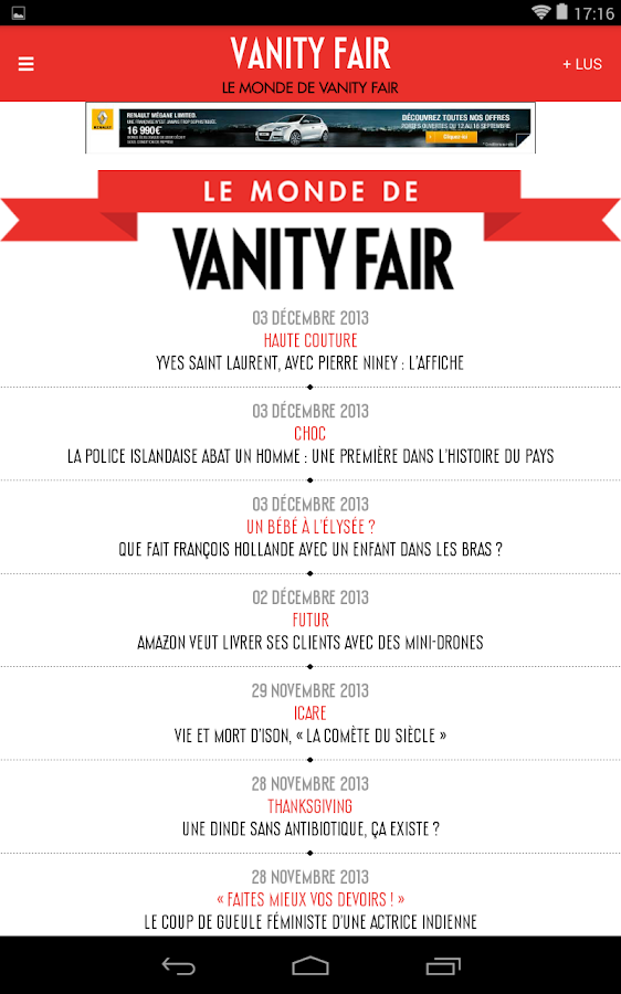 Vanity Fair Android Apps on Google Play