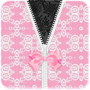 White Pink Lace Bow Go Locker.apk 1.2