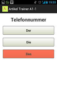 German Article Trainer Screenshots 1