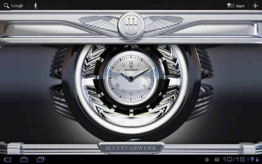 【免費個人化App】Clock Widget White Platinum-APP點子