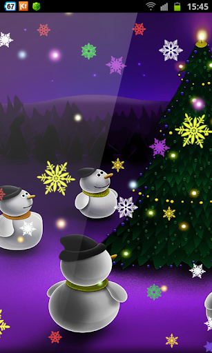 Christmas Snowman lwp Snow HD