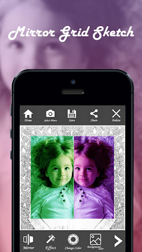 【免費攝影App】Mirror Grid Sketch-APP點子
