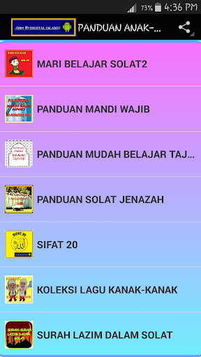 PANDUAN ANAK-ANAK MUSLIM