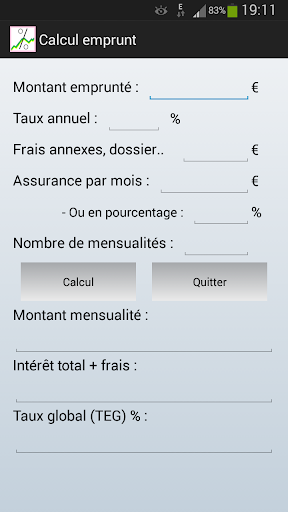 Loan calculator