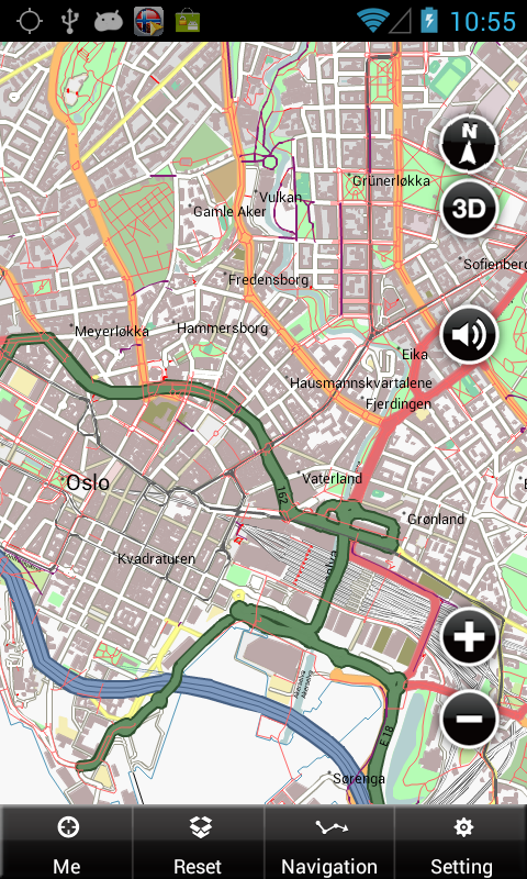 Oslo Offline Map Screen 2