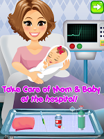 Captura de pantalla de Newborn Baby Maternity Nurse - Mom & Baby Games! APK #7