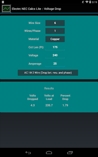 【免費商業App】Electrc NEC Calcs Lite-APP點子