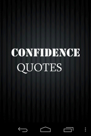 Confidence Quotes