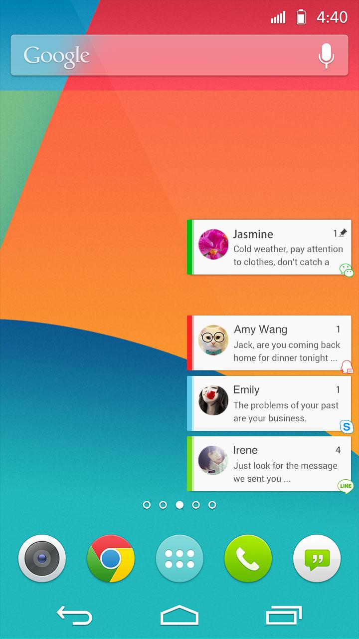 Screen Notify Screen 1