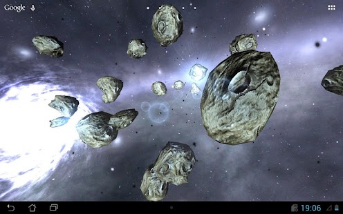 Asteroids 3d Wallpaper