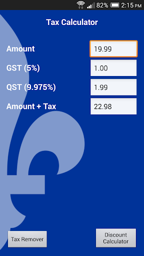 GST QST Tax Calculator Pro
