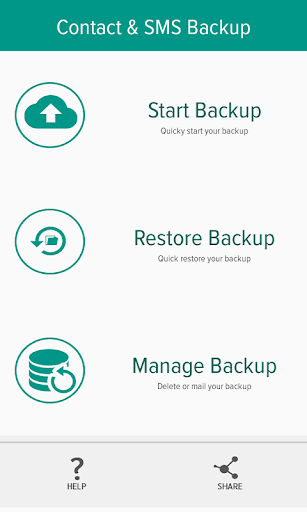 Contact SMS Backup