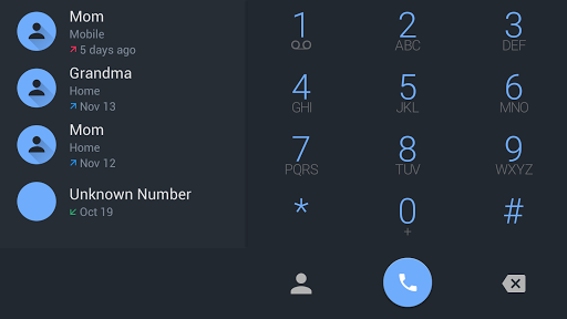 【免費個人化App】ExDialer Theme - Night Blue-APP點子