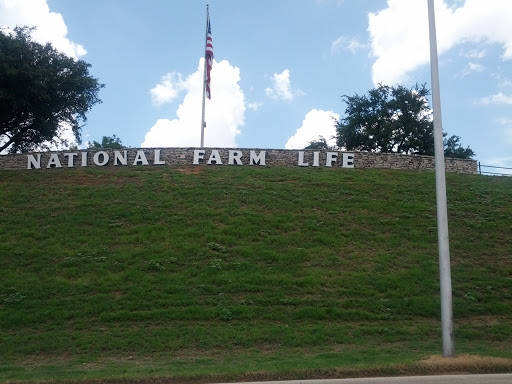 National Farm Life Hill Sign