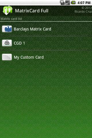 MatrixCard (Full) Screen 3