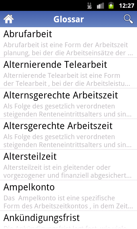 ZeitWörter Plus Screen 2