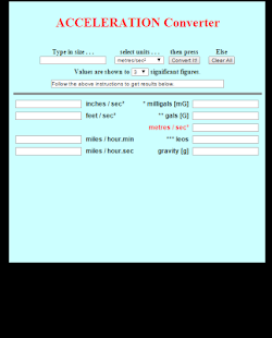 Download Acceleration Converter APK for PC