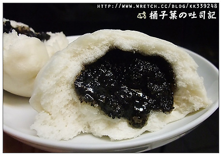 潮州包子．芝麻包‧沖繩黑糖芋泥包 -- 我就是要這樣的芝麻餡