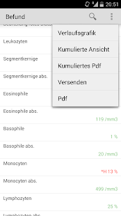 Onlinebefunde Screenshots 3