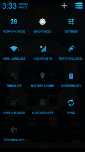 免費下載個人化APP|CM11/10.2 Theme Neon Blue app開箱文|APP開箱王