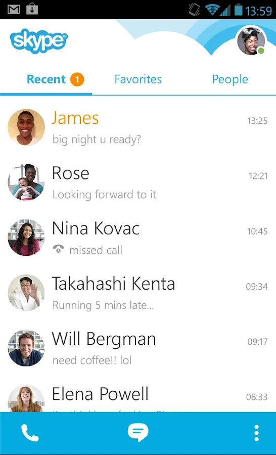 Skype - free IM & video calls - screenshot