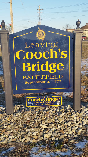 Cooch's Bridge Battlefield Sign