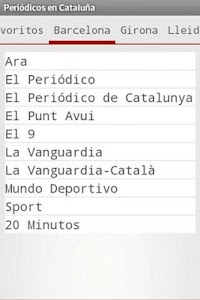 Periódicos Cataluña screenshot 0