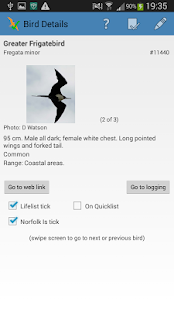 Pacific Is Birding Checklist Screenshots 1