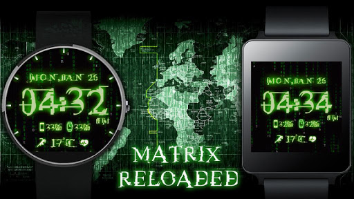 Matrix Reloaded HD Watch Face