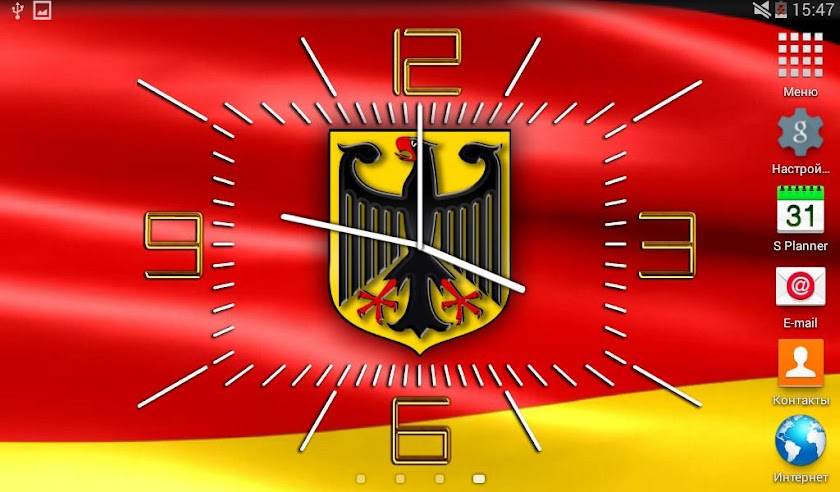 Germany Clock LWP Screen 3