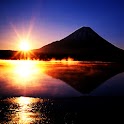 3D mount fuji logo