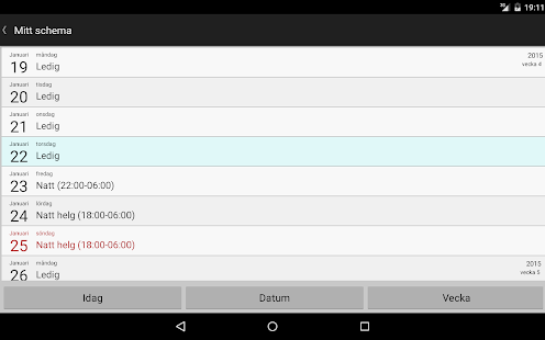 Skiftschema PLUS Screenshots 0