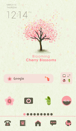 blooming cherry blossoms 도돌 테마