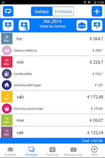 Money Log ( español ) Screen 3