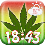 Cannabis Weather Clock Widget Apk