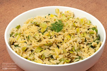 Orzo with Creamy Leeks and Dill