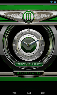 Clock Widget Emerald - náhled