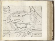 Plattegrond van Augsburg, ca. 1693-1696