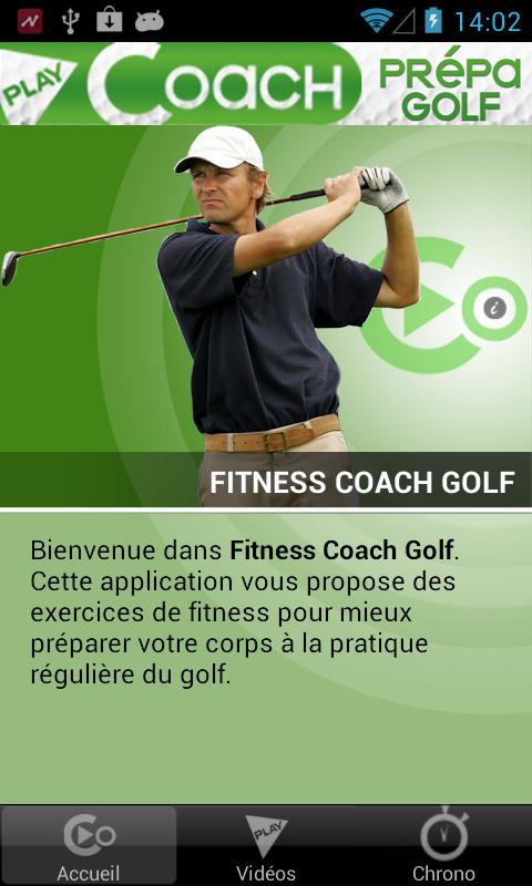 Android application Golf Physic Preparation screenshort