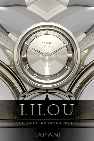 LILOU Designer Clock Widget