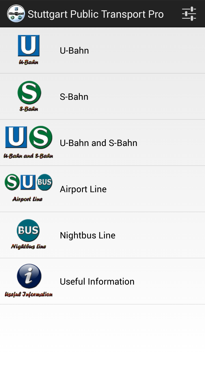 Stuttgart Public Transport Pro Screen 1
