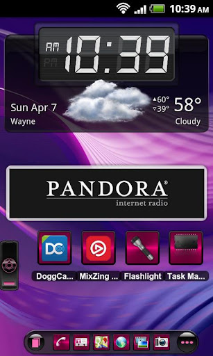 TSF Shell Theme Hot Pink HD