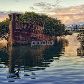 Wreck 3 by Jim Merchant - Buildings & Architecture Decaying & Abandoned