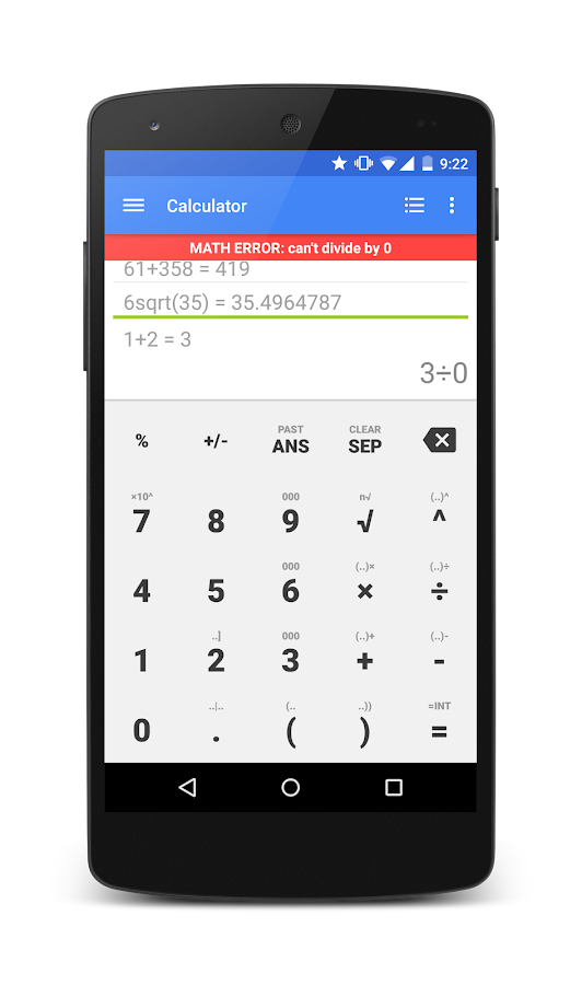 One Calculator - screenshot