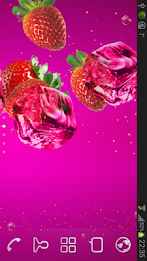 Strawberry juice LWP poster 7