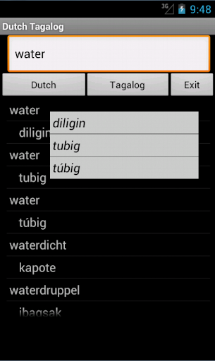 Dutch Tagalog Dictionary