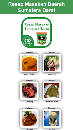 Resep Masakan Sumatera Barat