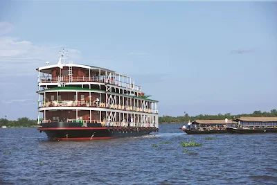 Uniworld's River Orchid during a 7-night Mekong River Cruise. 