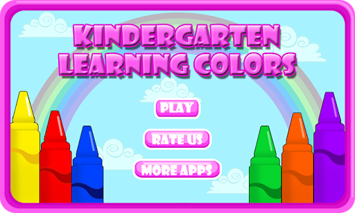 Preschool kids learn colors